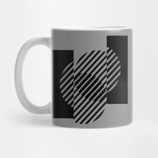 circles geometric composition Mug